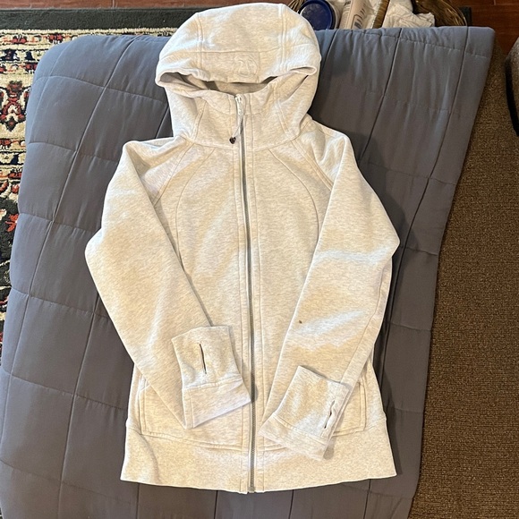 Lululemon Gray Zip-Up Hoodie Sz SMALL - Picture 4 of 8